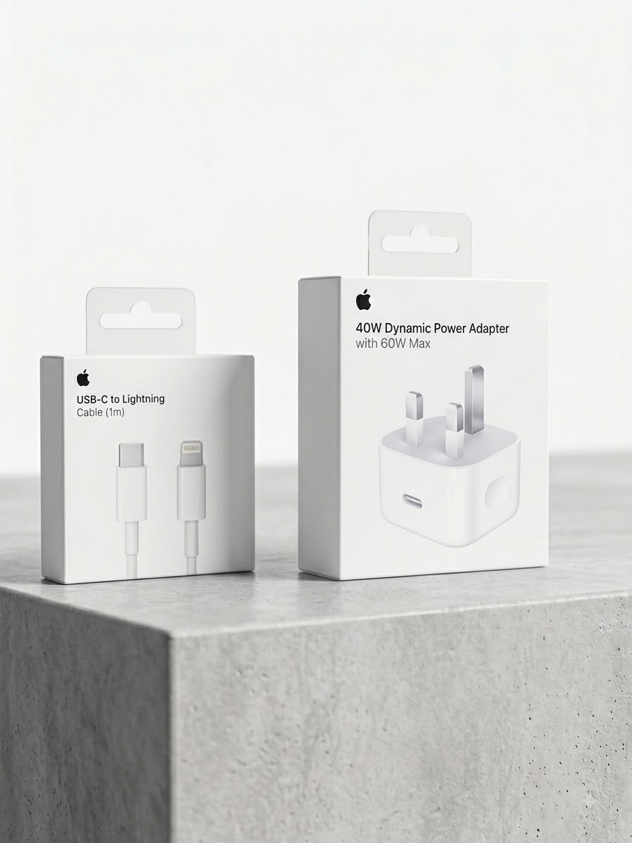 USB-C to Lightning Cable + 40W Power Adapter | PhoneGadget