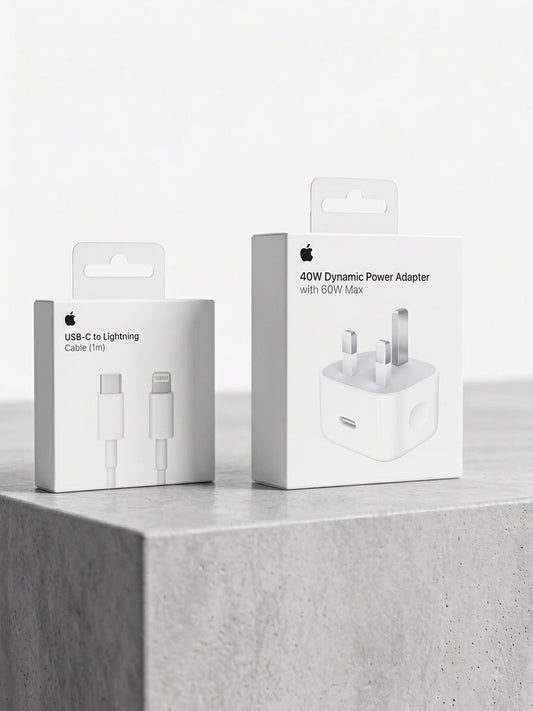 USB-C to Lightning Cable + 40W Power Adapter | PhoneGadget