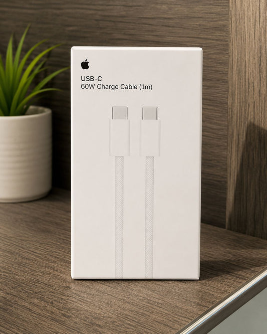 Apple 60W USB-C to USB-C Cable (1m) | Fast Charging & Data Transfer